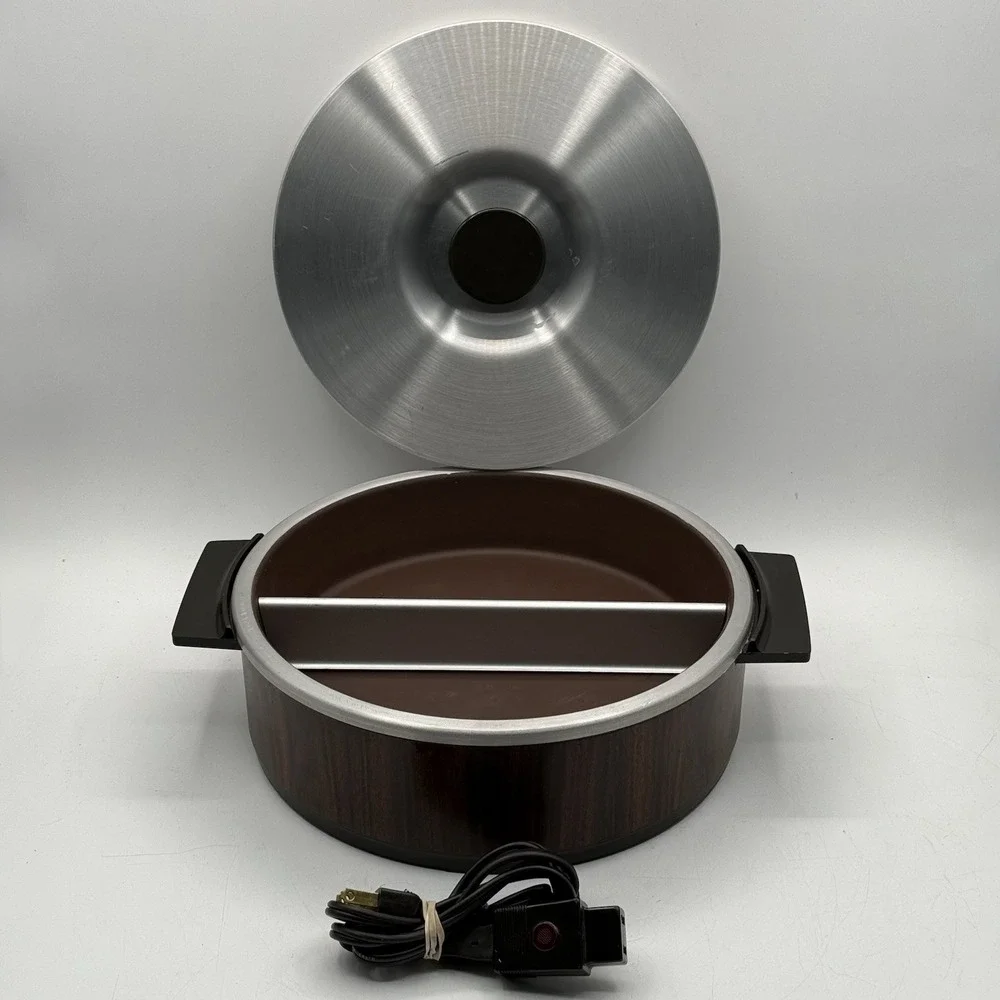 Vintage Retro Stay Warm Remington Warming Divided Electric Serving Dish‎ Heating